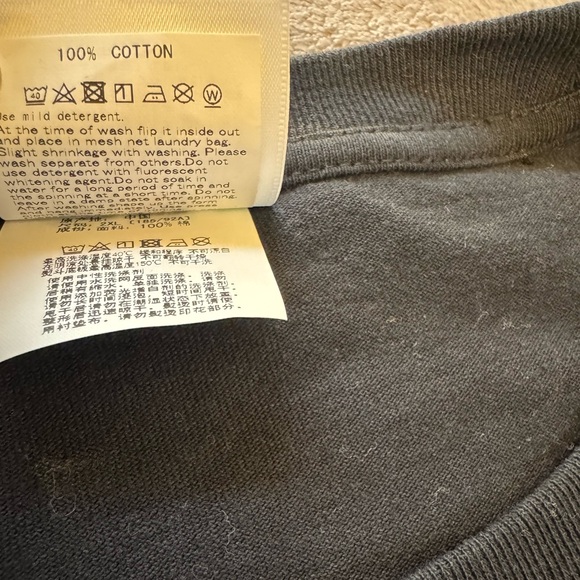 BAPE Glitter Milo on Big Ape Tee Black/Purple Mens 2XL Short Sleeves Tee Shirt - Picture 6 of 11